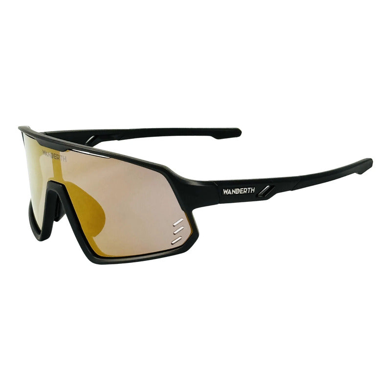 Wanderth  Lentes Kidspin Mirror Dorado Negro
