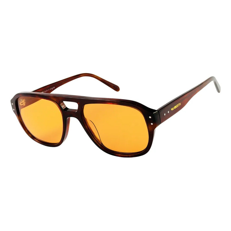 Wanderth Lentes De Sol Kaori Solido Marrón Naranja Claro