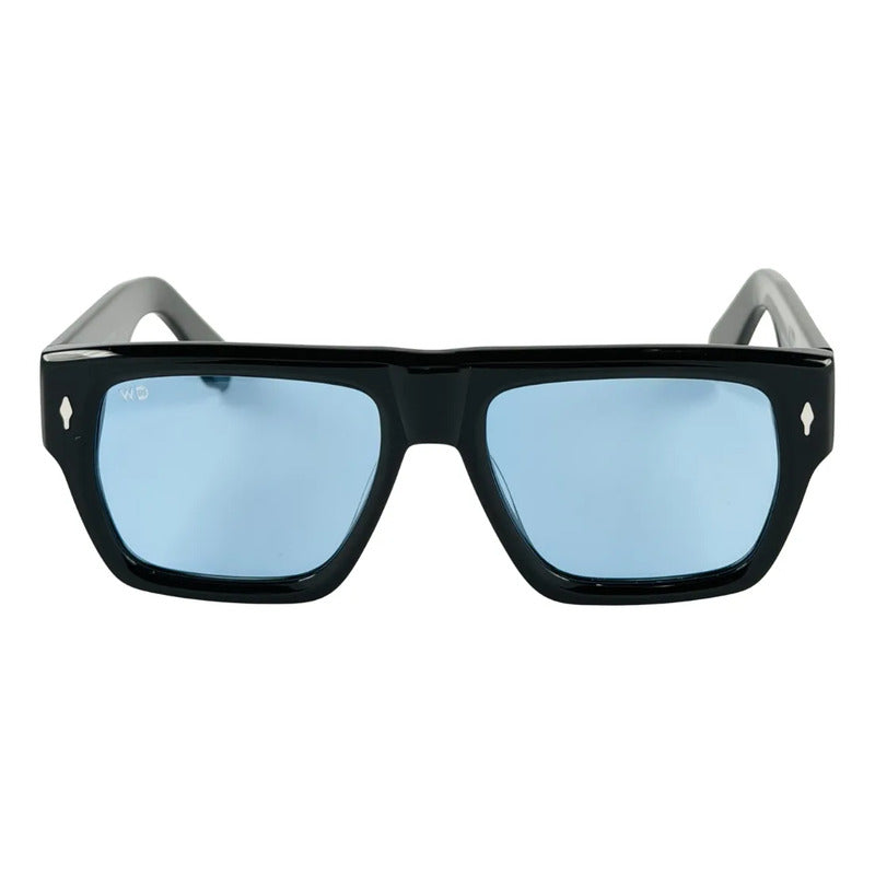 Wanderth Lentes De Sol Sereia Degrade Animal Print Naranja Claro Negro Dorado