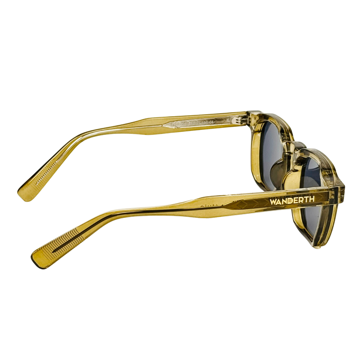 Wanderth Lentes De Sol Horizon Color Verde Transparente Lente Negro Varilla Verde/transparente Armazón Verde/transparente Diseño Fashion