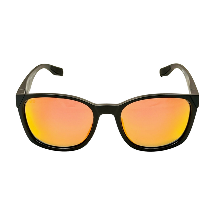 Wanderth Lentes De Sol Strive Color Negro Lente Rojo Varilla Negro Armazón Negro Diseño Fashion