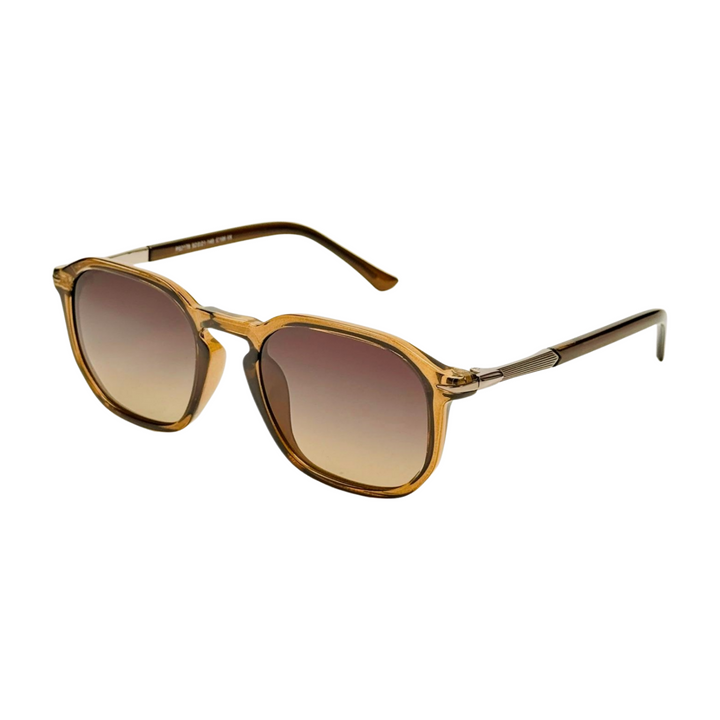 Wanderth Lentes De Sol Arcadia Color Verde Lente Marrón Varilla Verde/plateado Armazón Verde Diseño Fashion