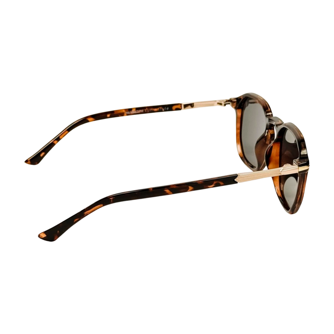 Wanderth Lentes De Sol Arcadia Color Animal Print Lente Negro Varilla Animal Print/dorado Armazón Animal Print Diseño Fashion