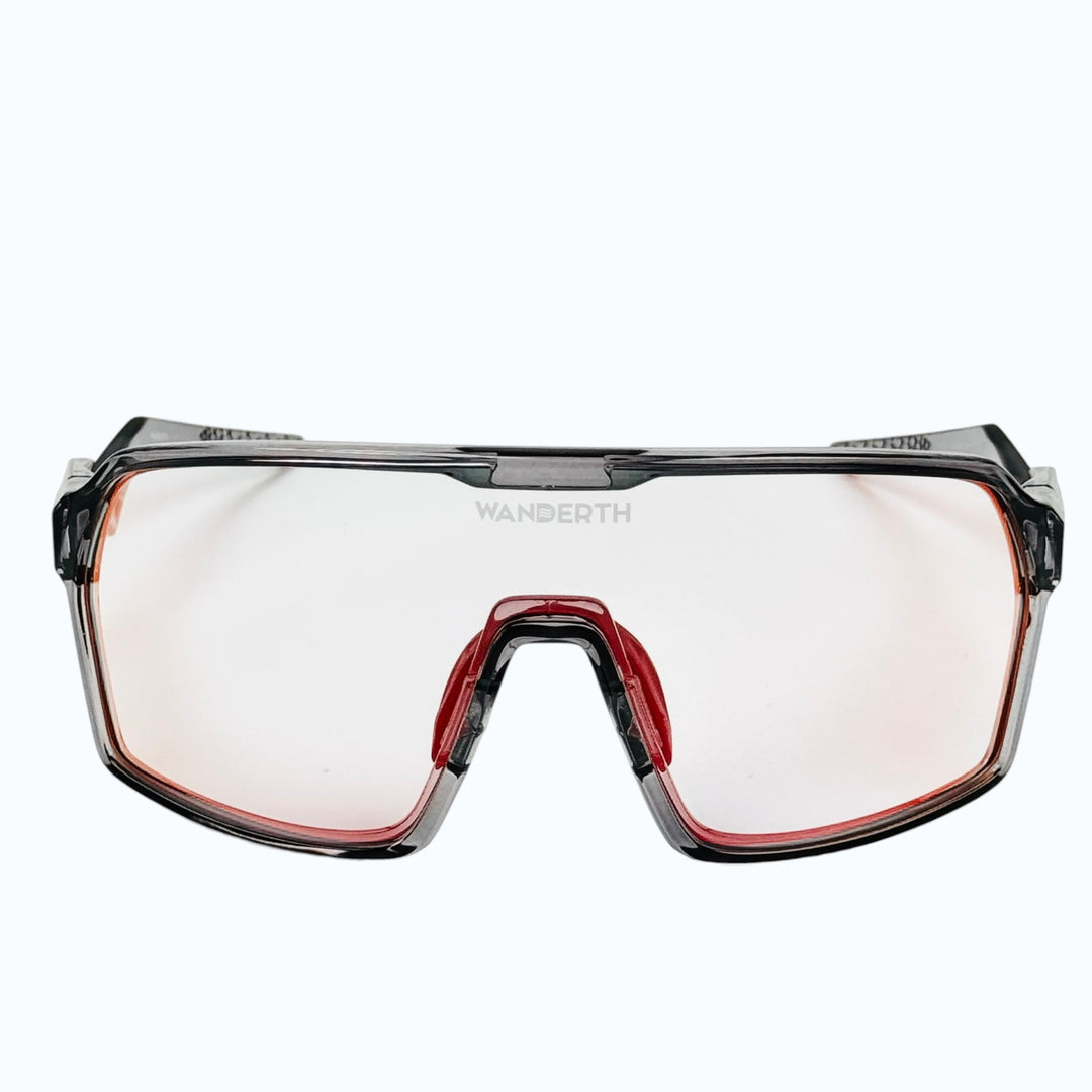 Wanderth Lentes Strong Fusion Mirror Lente Rojo Armazón Gris