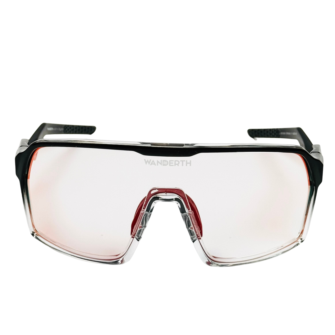 Wanderth Lentes Strong Fusion Mirror Lente Rojo Armazón Negro