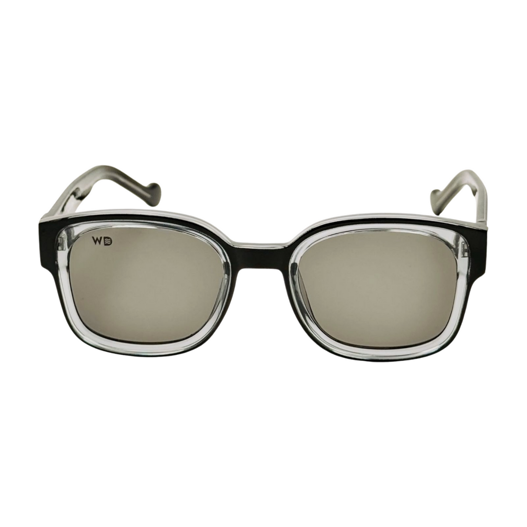 Wanderth Lentes De Sol Valentis Color Negro/gris Lente Negro Varilla Negro Armazón Negro/gris Diseño Fashion