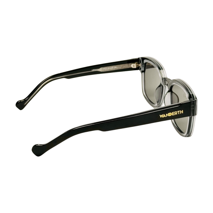 Wanderth Lentes De Sol Valentis Color Negro/gris Lente Negro Varilla Negro Armazón Negro/gris Diseño Fashion