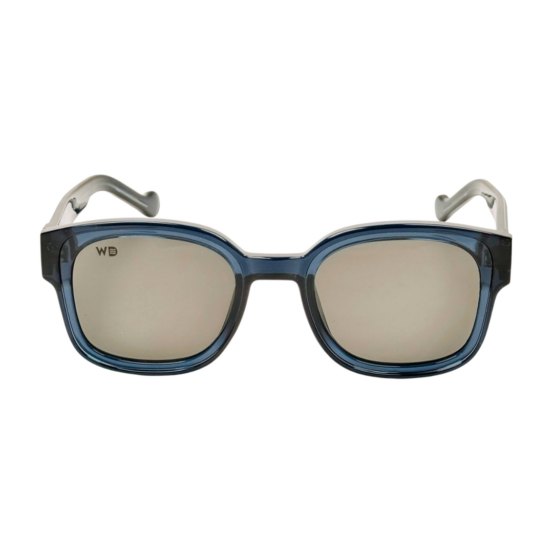 Wanderth Lentes De Sol Valentis Color Azul Lente Negro Varilla Azul Armazón Azul Diseño Fashion