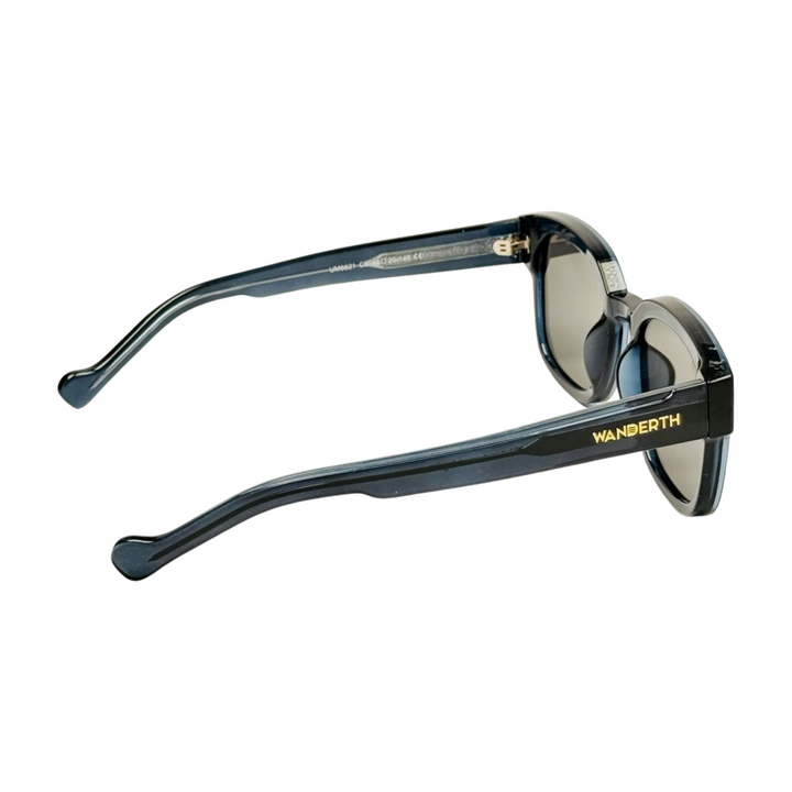Wanderth Lentes De Sol Valentis Color Azul Lente Negro Varilla Azul Armazón Azul Diseño Fashion