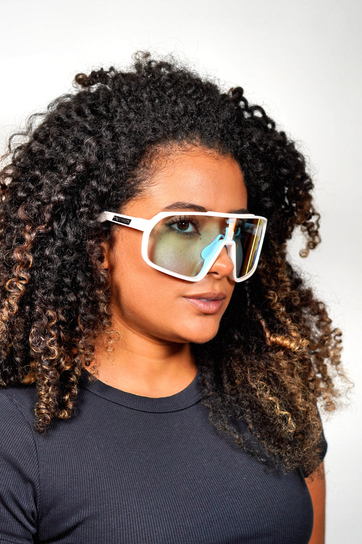Wanderth  Lentes Strength Fusion Mirror Rojo Blanco