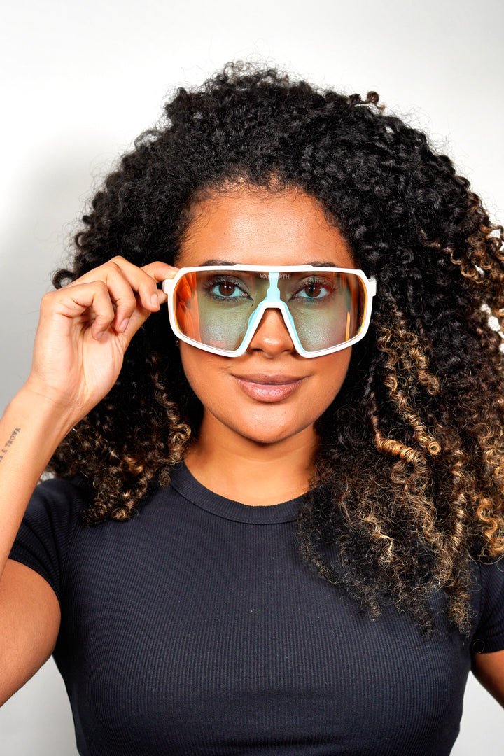 Wanderth  Lentes Strength Fusion Mirror Rojo Blanco